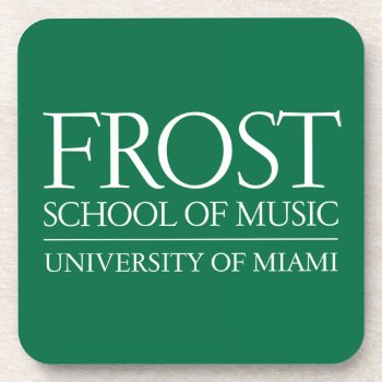 Frost School Of Music Logo Drink Coaster by frostschoolofmusic at Zazzle