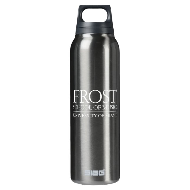 Frost School of Music Logo Insulated Water Bottle (Front)