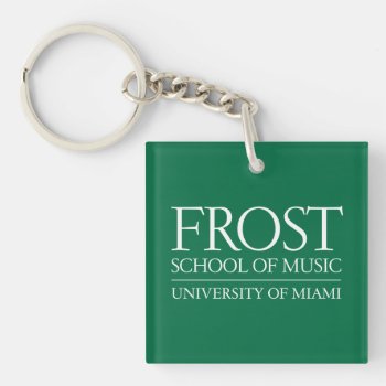 Frost School Of Music Logo Keychain by frostschoolofmusic at Zazzle