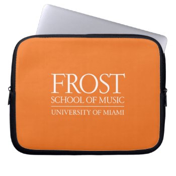 Frost School Of Music Logo Laptop Sleeve by frostschoolofmusic at Zazzle