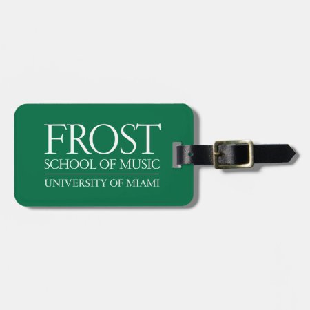 Frost School Of Music Logo Luggage Tag