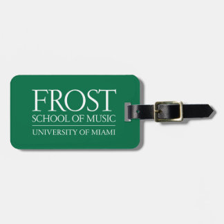 Frost School of Music Logo Luggage Tag