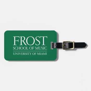 Frost School Of Music Logo Luggage Tag by frostschoolofmusic at Zazzle