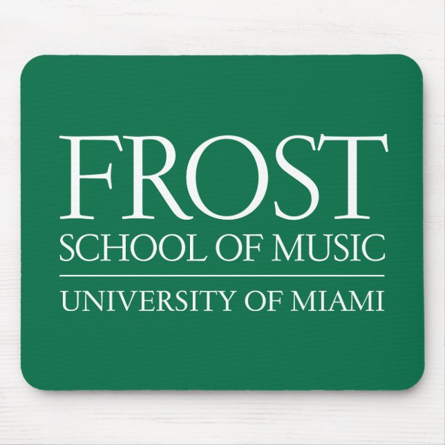 Frost School of Music Logo Mouse Pad (Front)