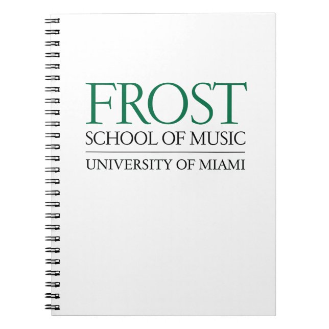 Frost School of Music Logo Notebook (Front)