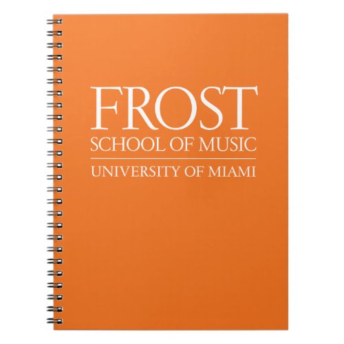 Frost School of Music Logo Notebook