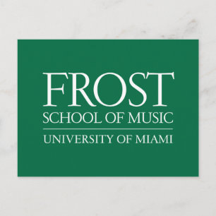 Frost School of Music Logo Postcard