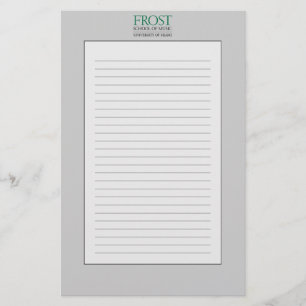 Frost School of Music Logo Stationery
