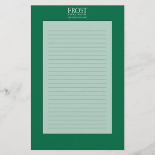 Frost School of Music Logo Stationery