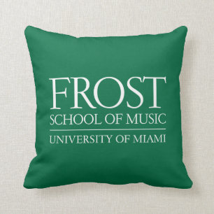 Frost School of Music Logo Throw Pillow