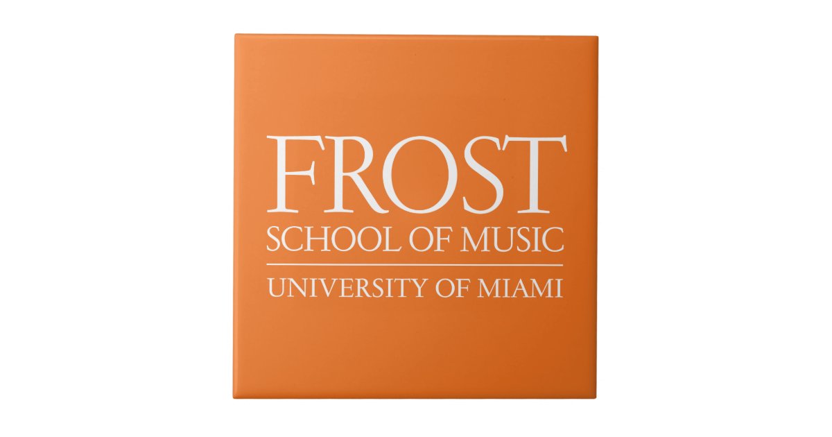 Frost School of Music Logo Tile Zazzle