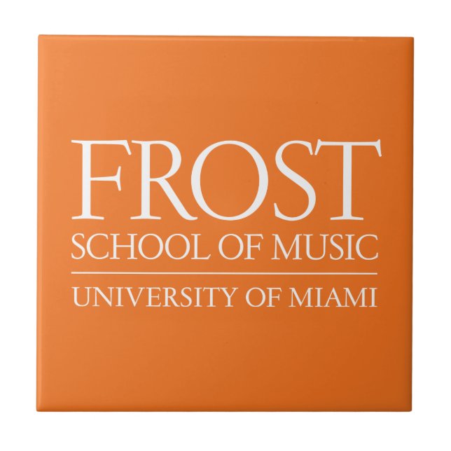 Frost School of Music Logo Tile (Front)