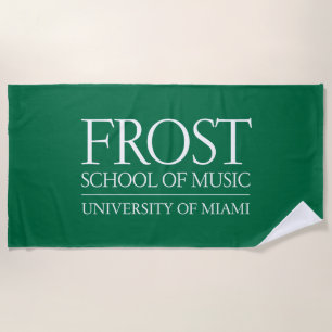 Frost School of Music Miami Beach Towel