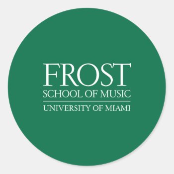 Frost School Of Music Sticker by frostschoolofmusic at Zazzle