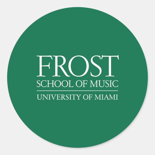 Frost School of Music Sticker (Front)