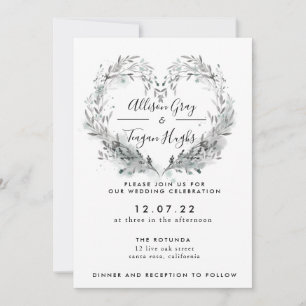 Frost Wedding Invitation