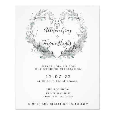 Frost Wedding Invitation | Budget Flyer