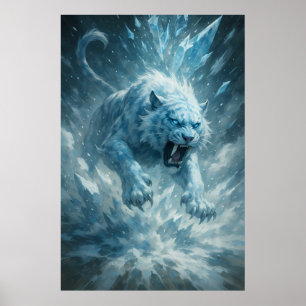 Frost White Tiger – Emperor of the Frozen Realm – Poster
