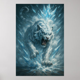 Frost White Tiger – Emperor of the Frozen Realm – Poster