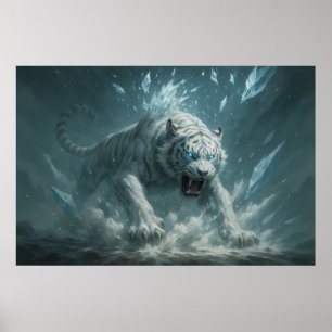 Frost White Tiger – Emperor of the Frozen Realm – Poster
