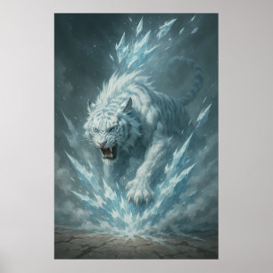 Frost White Tiger – Emperor of the Frozen Realm – Poster