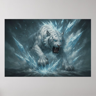Frost White Tiger – Emperor of the Frozen Realm – Poster