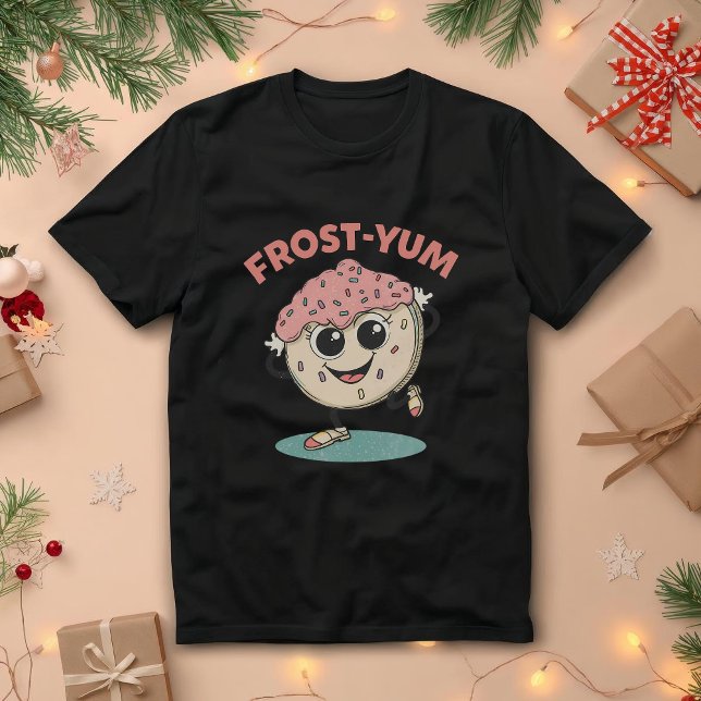 Frost-yum – Funny Christmas Cookie Pun  Tri-Blend Shirt (Creator Uploaded)