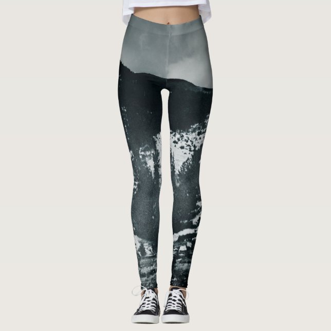 Frostbitten Mountains Leggings (Front)