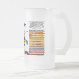 Frosted 108th Infantry Regiment Beer Stein