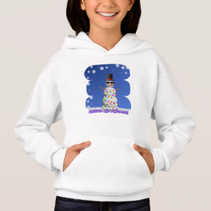 Frosted and Fabulous Snowman Hoodie