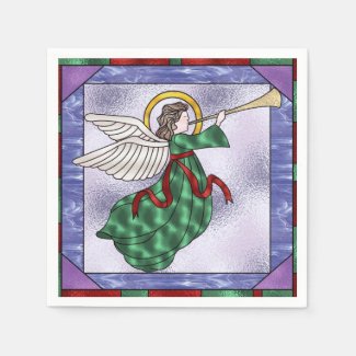 Frosted Angel Paper Napkins