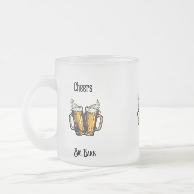 Frosted Beer Mug (Left)