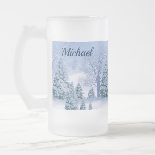 Frosted Beer Mug Channel A Cold One On A Hot Day (Left)