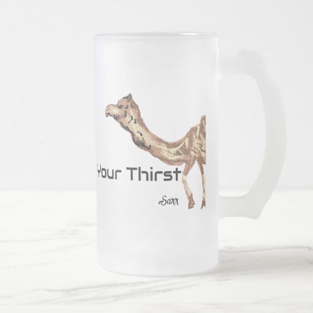 Frosted Beer Mug :  Quench Your thirst (Right)