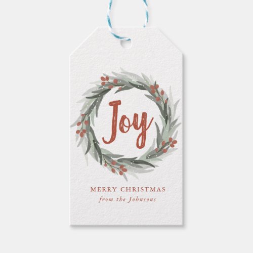 Frosted Berries Gift Tag