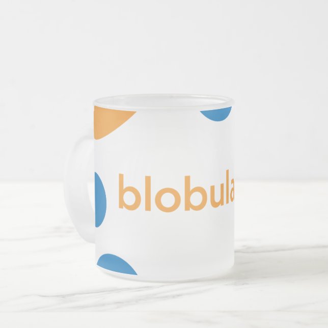 Frosted Blobulator Mug (Front Left)