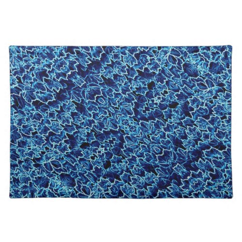 Frosted Blue Ivy Cloth Placemat