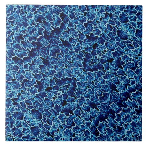 Frosted Blue Ivy Cool Ceramic Tile