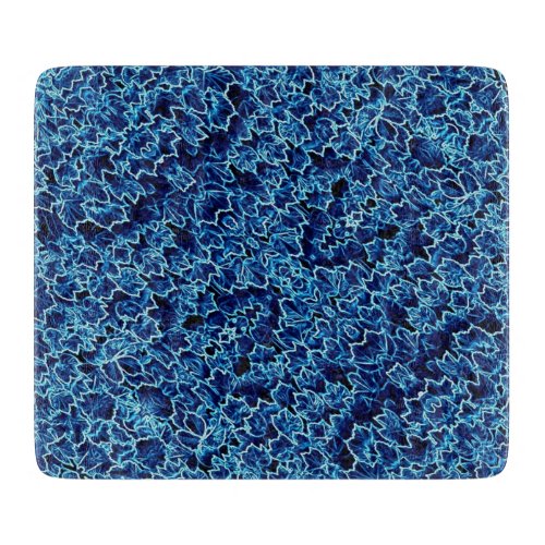 Frosted Blue Ivy Cool Cutting Board