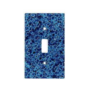 Frosted Blue Ivy Cool Light Switch Cover