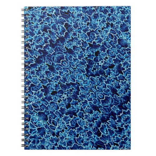 Frosted Blue Ivy Cool Notebook