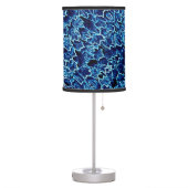 Frosted Blue Ivy Cool Table Lamp (Left)