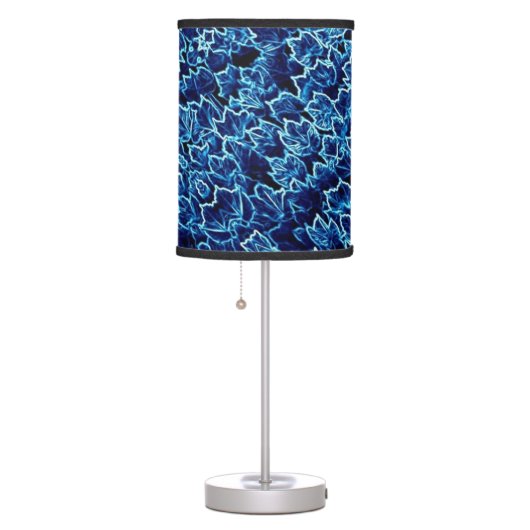 Frosted Blue Ivy Cool Table Lamp (Right)