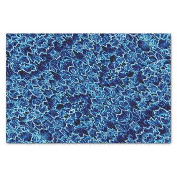 Frosted Blue Ivy  Tissue Paper by LouiseBDesigns at Zazzle