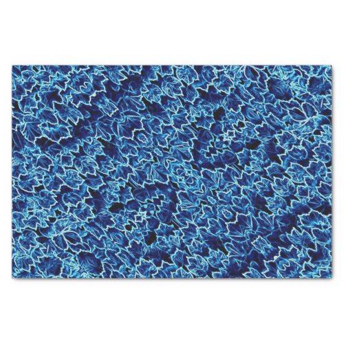 Frosted Blue Ivy  Tissue Paper