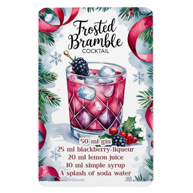 Frosted Bramble Magnet (Vertical)