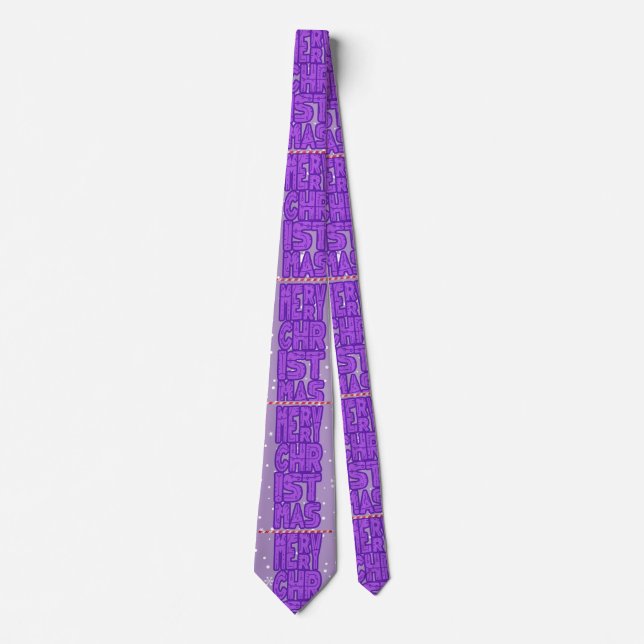 Frosted Cheer Neck Tie (Front)