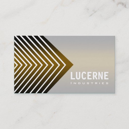 Customizable Frosted Chevron custom designer business card