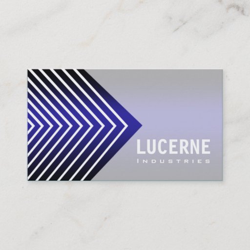 Customizable Frosted Chevron custom designer business card