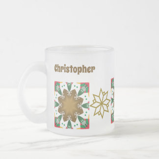 Frosted Christmas Mug-Holiday Cheer Mug 🎄Editable